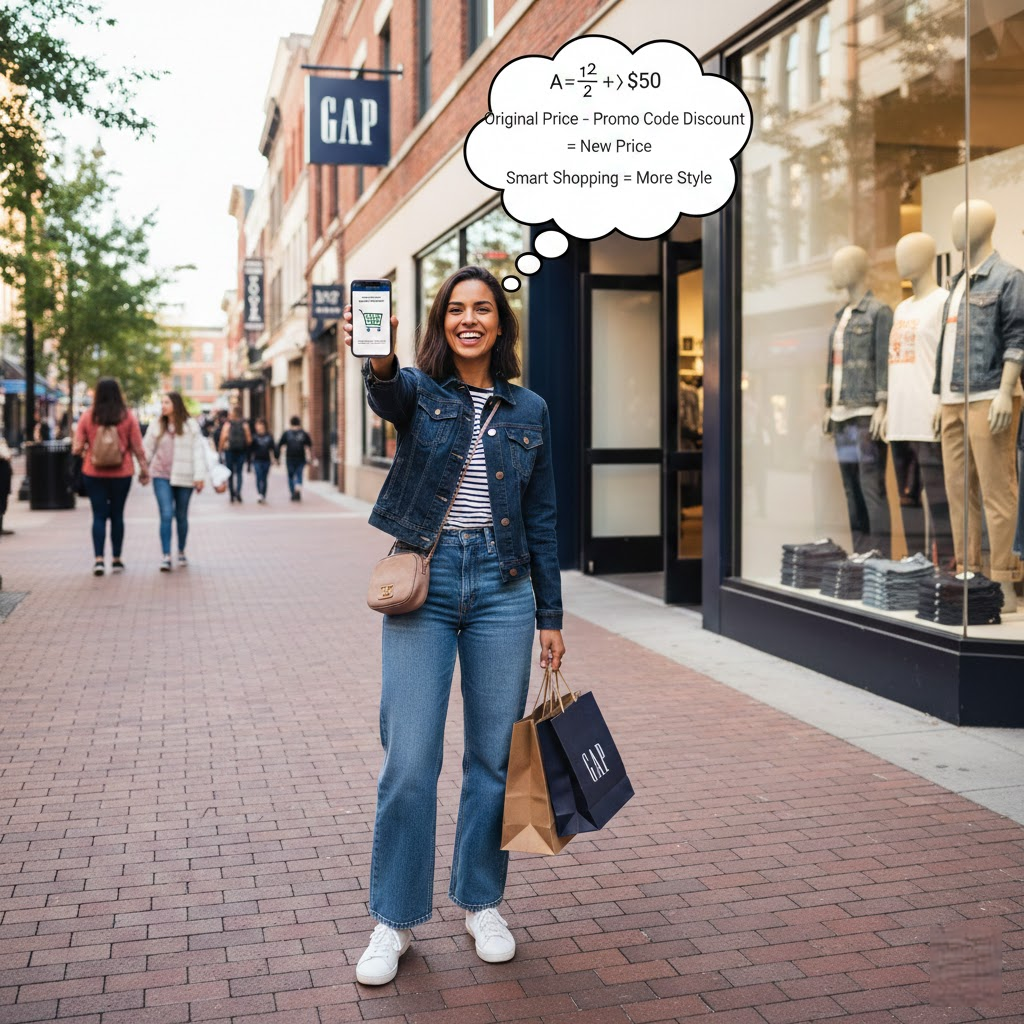 The Math of Style: Strategic Saving with Gap Promo Codes