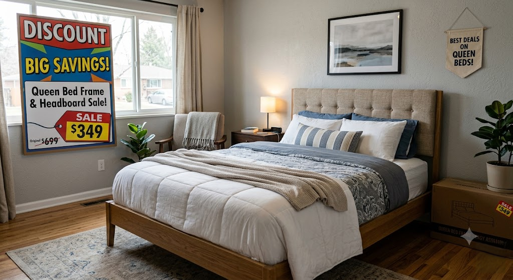 Queen Bed Frame With Headboard Discount: Guide to Big Savings Queen Bed Frame With Headboard Discount: Guide to Big Savings